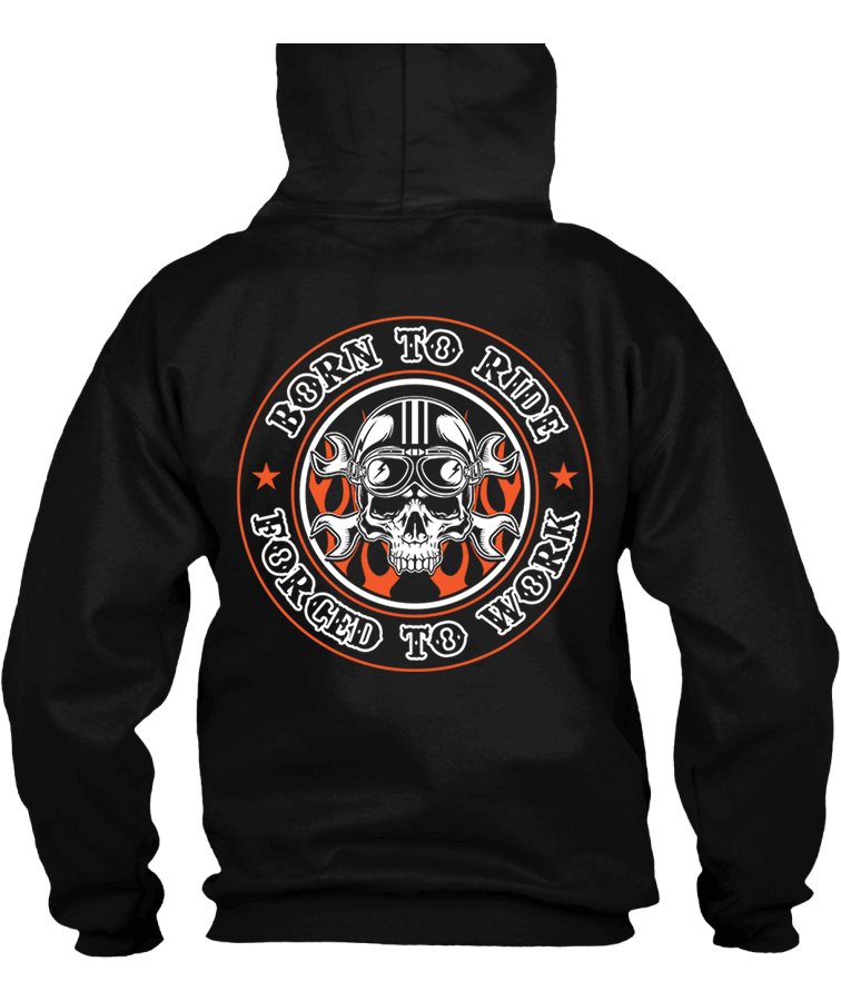 T-shirt - Born To Ride, Forced To Work