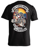 T-shirt - Only A Biker Knows Why A Dog Sticks His Head Out