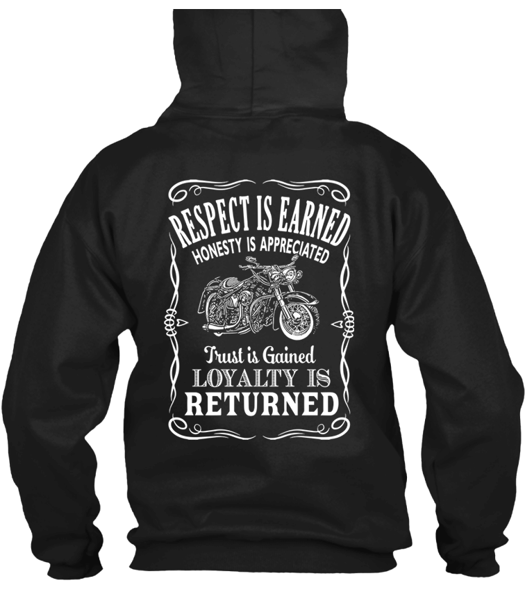T-shirt - Respect Is Earned Loyalty Is  Appreciated