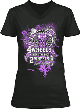 T-shirt - 2 Wheels Move The Soul